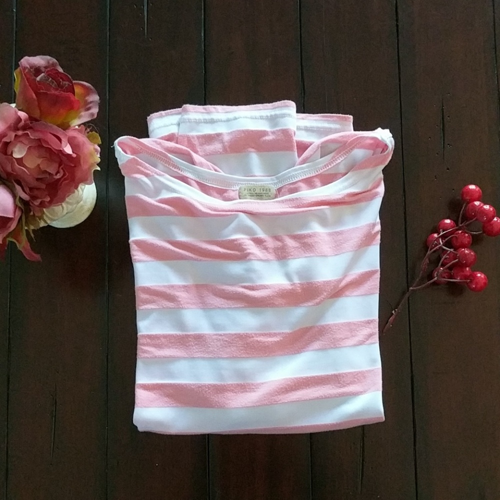 Piko striped top